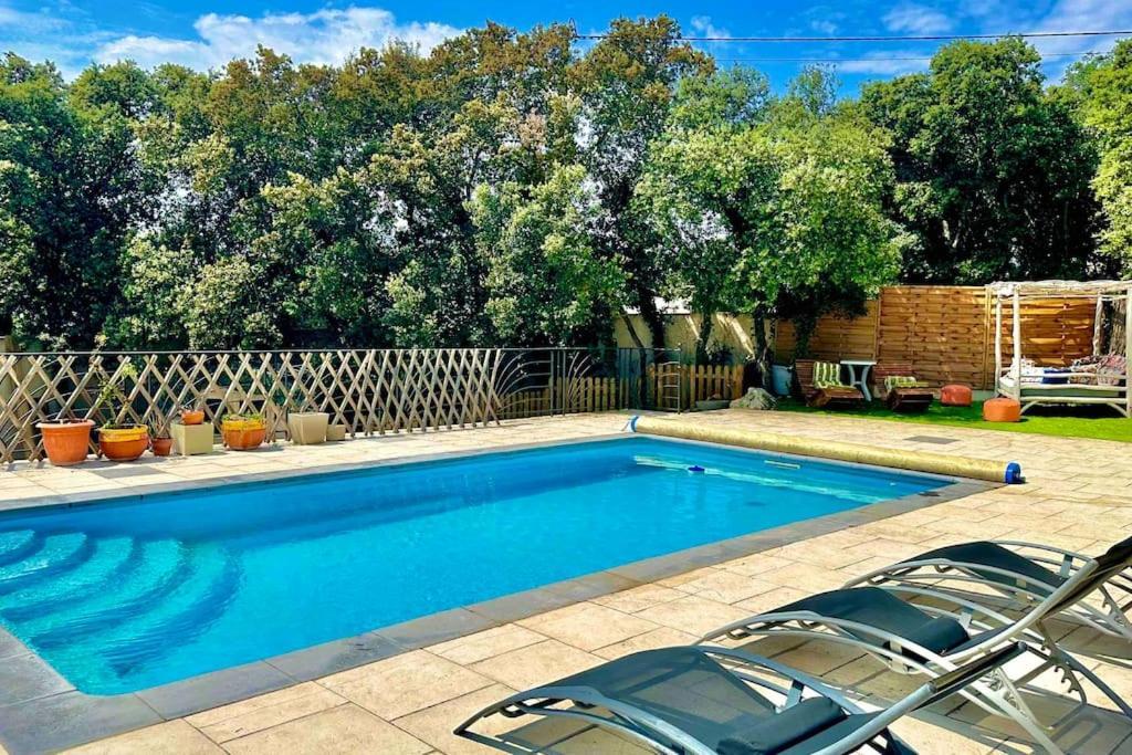 Appart Independent Garden Pool & Spa Sussargues Екстериор снимка