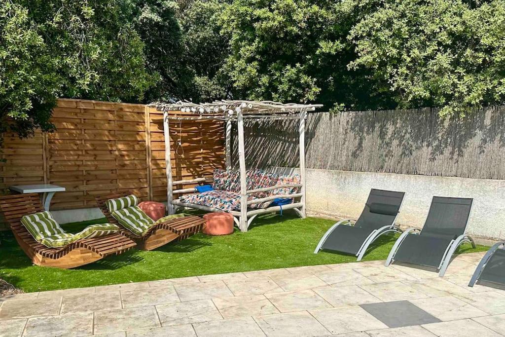 Appart Independent Garden Pool & Spa Sussargues Екстериор снимка